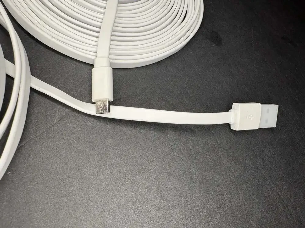 2-Pack Micro USB Long Power Extension Cables for Security Cameras